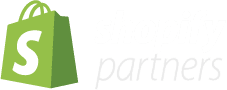 Shopify Partne Logo White